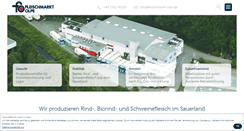 Desktop Screenshot of fleischmarkt-olpe.de